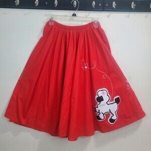 Cruisin USA red poodle skirt size small